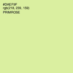 #DAEF9F - Primrose Color Image