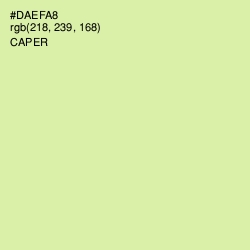#DAEFA8 - Caper Color Image