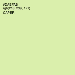 #DAEFAB - Caper Color Image