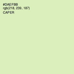 #DAEFBB - Caper Color Image