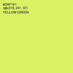 #DAF161 - Yellow Green Color Image