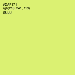#DAF171 - Sulu Color Image