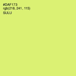 #DAF173 - Sulu Color Image