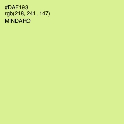 #DAF193 - Mindaro Color Image
