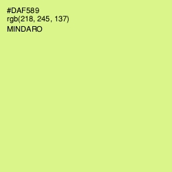 #DAF589 - Mindaro Color Image