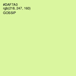 #DAF7A0 - Gossip Color Image