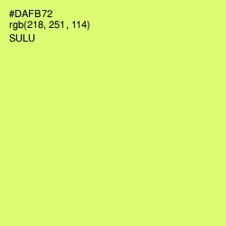 #DAFB72 - Sulu Color Image