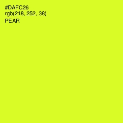 #DAFC26 - Pear Color Image