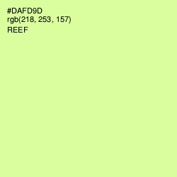 #DAFD9D - Reef Color Image