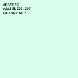 #DAFDEC - Granny Apple Color Image