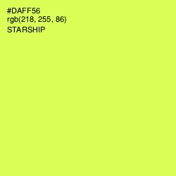 #DAFF56 - Starship Color Image