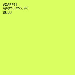 #DAFF61 - Sulu Color Image