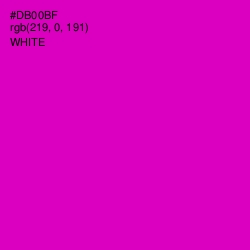 #DB00BF - Hollywood Cerise Color Image