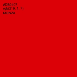 #DB0107 - Monza Color Image