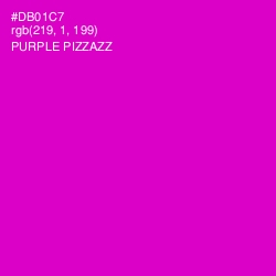 #DB01C7 - Purple Pizzazz Color Image