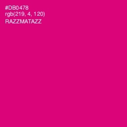 #DB0478 - Razzmatazz Color Image