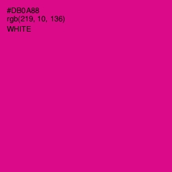 #DB0A88 - Red Violet Color Image