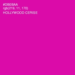 #DB0BAA - Hollywood Cerise Color Image