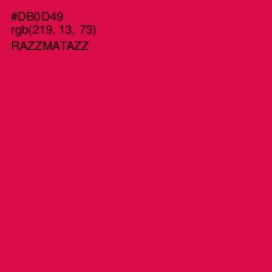 #DB0D49 - Razzmatazz Color Image