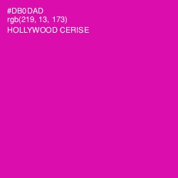 #DB0DAD - Hollywood Cerise Color Image