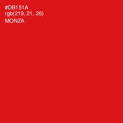 #DB151A - Monza Color Image
