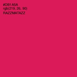 #DB1A5A - Razzmatazz Color Image