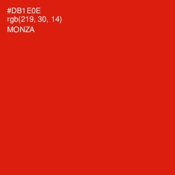 #DB1E0E - Monza Color Image