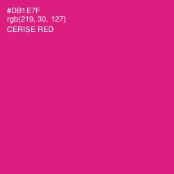 #DB1E7F - Cerise Red Color Image