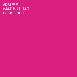 #DB1F7F - Cerise Red Color Image