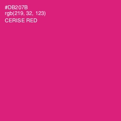 #DB207B - Cerise Red Color Image