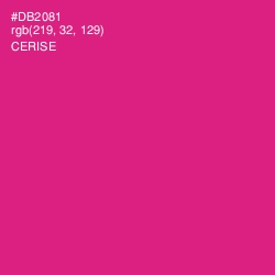 #DB2081 - Cerise Color Image
