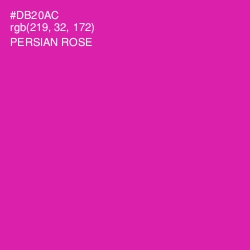#DB20AC - Persian Rose Color Image
