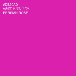 #DB20AD - Persian Rose Color Image