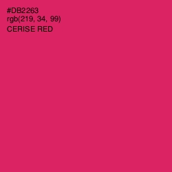 #DB2263 - Cerise Red Color Image