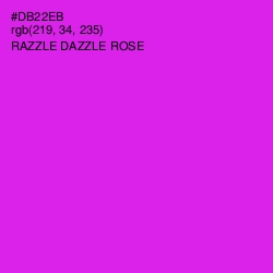 #DB22EB - Razzle Dazzle Rose Color Image