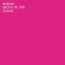 #DB2381 - Cerise Color Image
