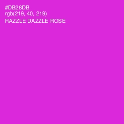 #DB28DB - Razzle Dazzle Rose Color Image
