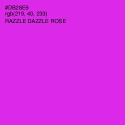 #DB28E9 - Razzle Dazzle Rose Color Image