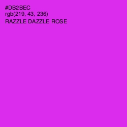 #DB2BEC - Razzle Dazzle Rose Color Image