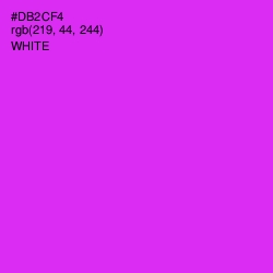 #DB2CF4 - Razzle Dazzle Rose Color Image