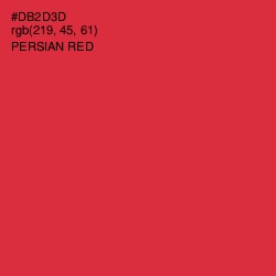 #DB2D3D - Persian Red Color Image