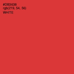 #DB3638 - Persian Red Color Image