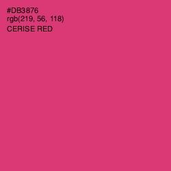 #DB3876 - Cerise Red Color Image