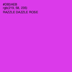 #DB3AEB - Razzle Dazzle Rose Color Image