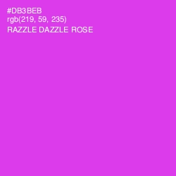 #DB3BEB - Razzle Dazzle Rose Color Image