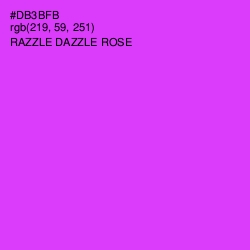 #DB3BFB - Razzle Dazzle Rose Color Image