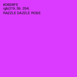 #DB3BFE - Razzle Dazzle Rose Color Image