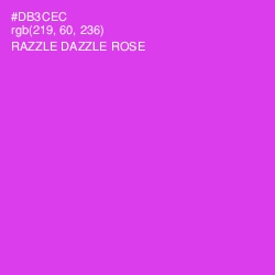 #DB3CEC - Razzle Dazzle Rose Color Image