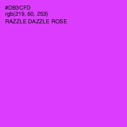 #DB3CFD - Razzle Dazzle Rose Color Image