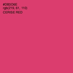 #DB3D6E - Cerise Red Color Image